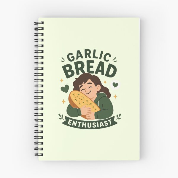 Item preview, Garlic Bread Enthusiast – Cute Food Lover Illustration designed and sold by My Gluten Free Life UK.