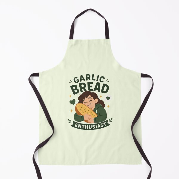 Item preview, Garlic Bread Enthusiast – Cute Food Lover Illustration designed and sold by My Gluten Free Life UK.