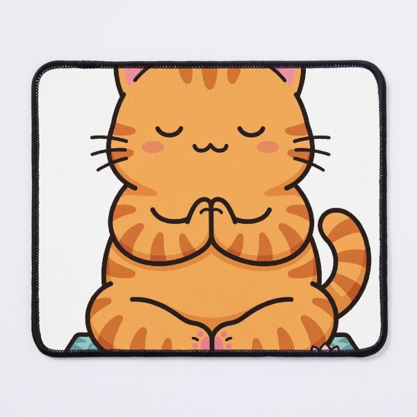 Item preview, Yoga Kitten Zen Meditation designed and sold by Dlvznbm.