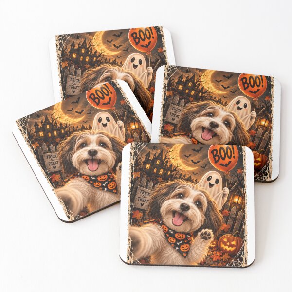 Item preview, Funny Havanese Boo Selfie Halloween designed and sold by luu phong.