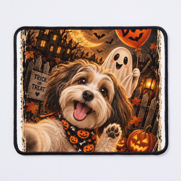 Item preview, Funny Havanese Boo Selfie Halloween designed and sold by luu phong.