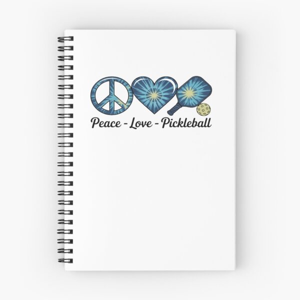 Item preview, Blue Tie Dye Peace Love Pickleball Lovers Cute Pickleball designed and sold by ghanagjkiyf.