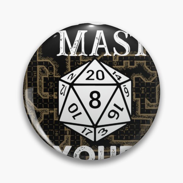 Item preview, Dungeons And Dragons Dungeon Master designed and sold by Cathycakes.