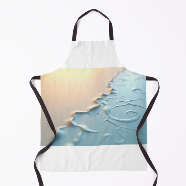 Artikelvorschau, Abstract Teal and Gold Textured Waves Fine Art entworfen und verkauft von profustock.