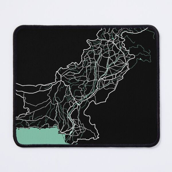 Item preview, Pakistan Map Asia Travel Souvenir designed and sold by MapsByLeo.