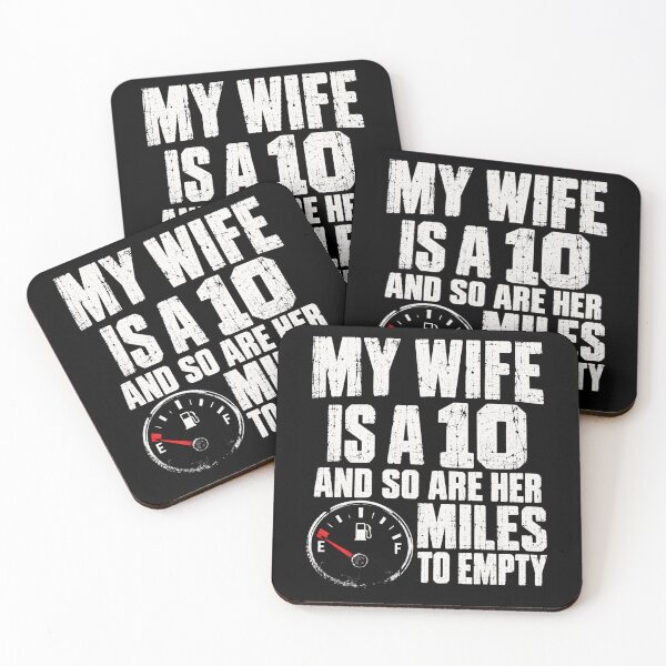 Item preview, My Wife Is a 10 Fuel Gauge Joke designed and sold by ROUX-ART.