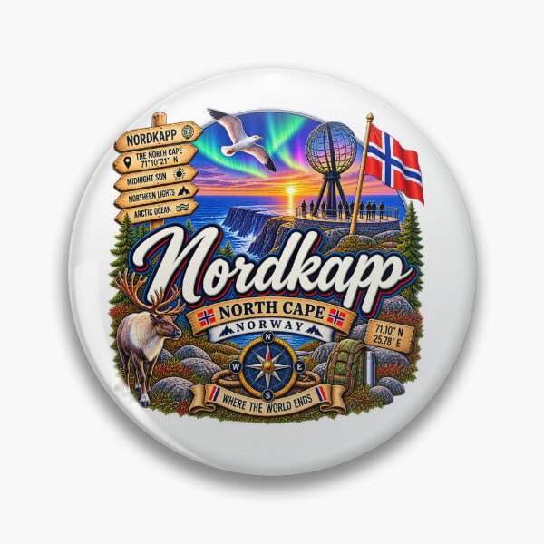 Item preview, North Cape Norway – Northern Lights Midnight Sun Adventure designed and sold by Wandervogel123.