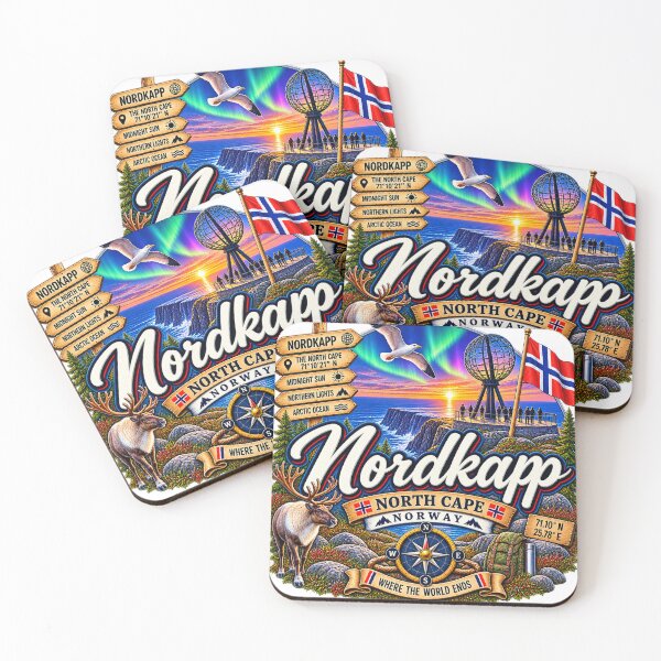 Item preview, North Cape Norway – Northern Lights Midnight Sun Adventure designed and sold by Wandervogel123.