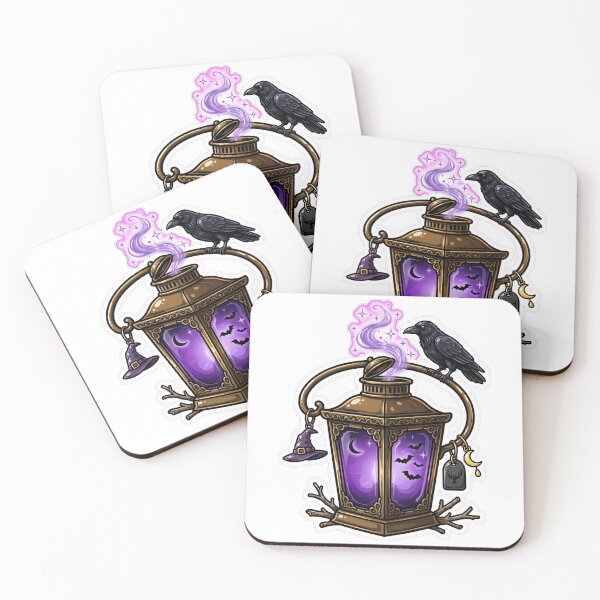 Item preview, Raven's Perch Halloween Lantern designed and sold by LunaGlow Studio.
