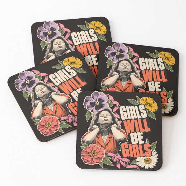 Aperçu de l'œuvre Aileen Wuornos, Filles seront des filles, Menottes florales, Portrait d'Aileen créée et vendue par bootycatclube.