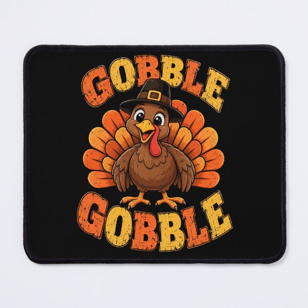 Item preview, Thanksgiving Gobble Gobble Turkey designed and sold by ROUX-ART.