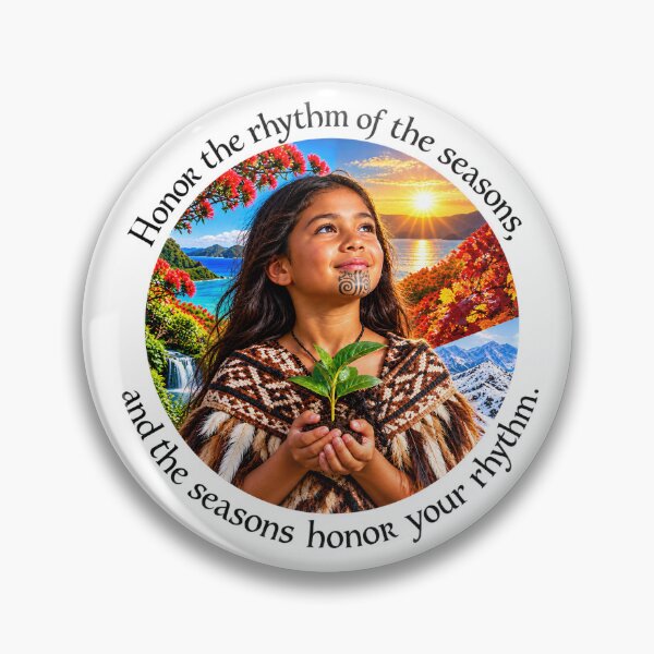Item preview, Polynesian Harmony Proverb - Honor the rhythm of the seasons | Pacific Art designed and sold by ShakaLife.org.