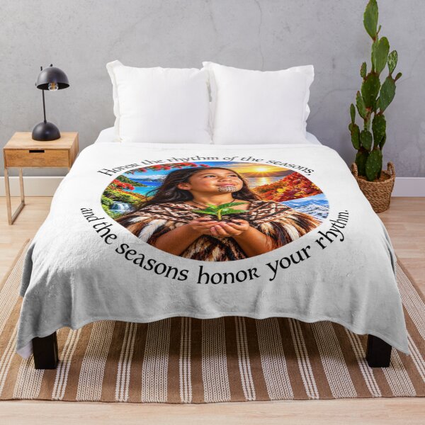 Item preview, Polynesian Harmony Proverb - Honor the rhythm of the seasons | Pacific Art designed and sold by ShakaLife.org.