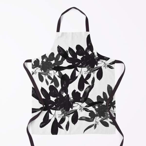 Item preview, Black Botanical Leaves Pattern designed and sold by LittleHappiness by Kamollak .