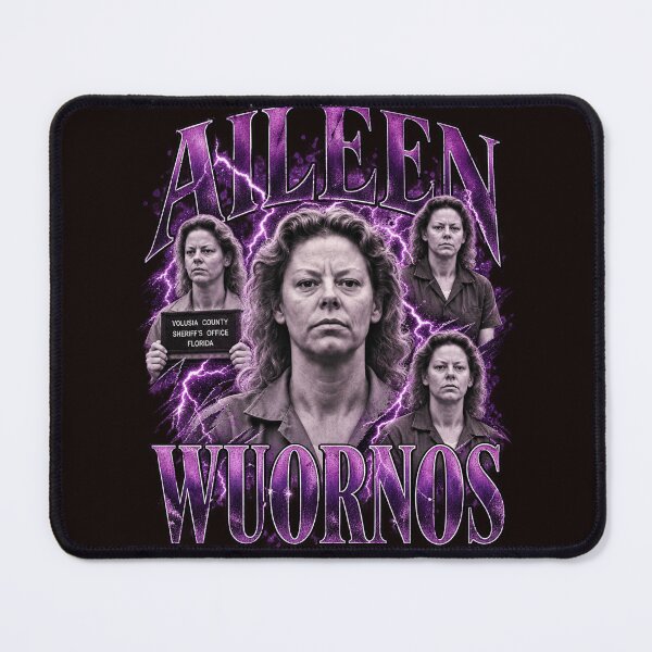 Item preview, Aileen Wuornos Purple Lightning Mugshot Collage designed and sold by bootycatclube.