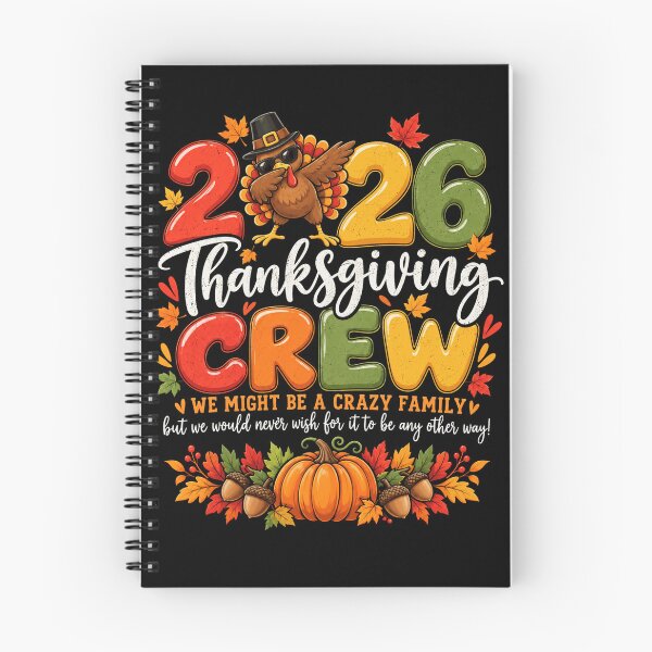Item preview, 2026 Thanksgiving Crazy Family Crew designed and sold by ROUX-ART.