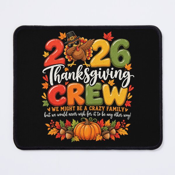 Item preview, 2026 Thanksgiving Crazy Family Crew designed and sold by ROUX-ART.