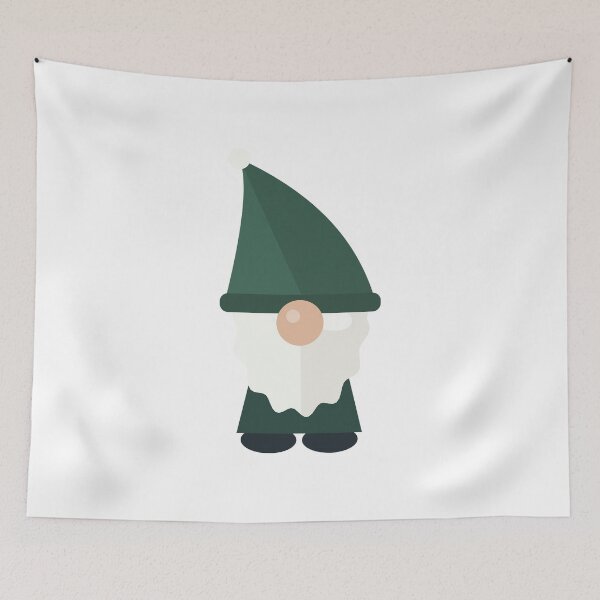 Item preview, Cute Scandinavian Christmas Gnome Sticker designed and sold by ChromaLens.