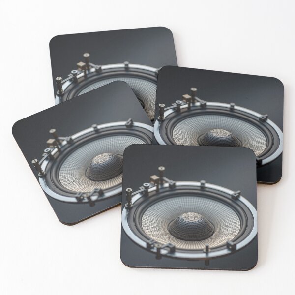 Aperçu de l'œuvre Macro Speaker Cone Acoustic Driver Detail Art créée et vendue par profustock.