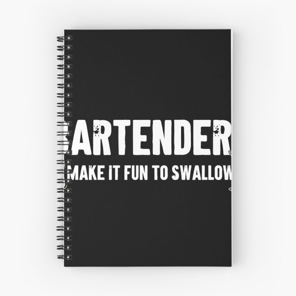 Item preview, Bartenders Make It Fun To Swallow - Funny Bartending Humor Cocktail Pun designed and sold by mulliere.