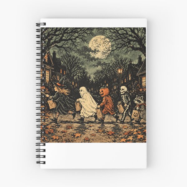 Item preview, Moonlit Halloween Trick or Treat Parade designed and sold by KireVeronica.