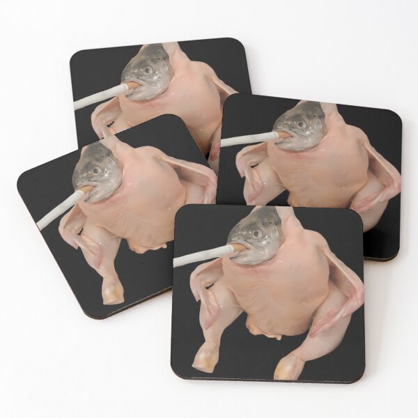 Item preview, Hq Fish Face Chicken Smoking A Cigarette designed and sold by amine-HCH.
