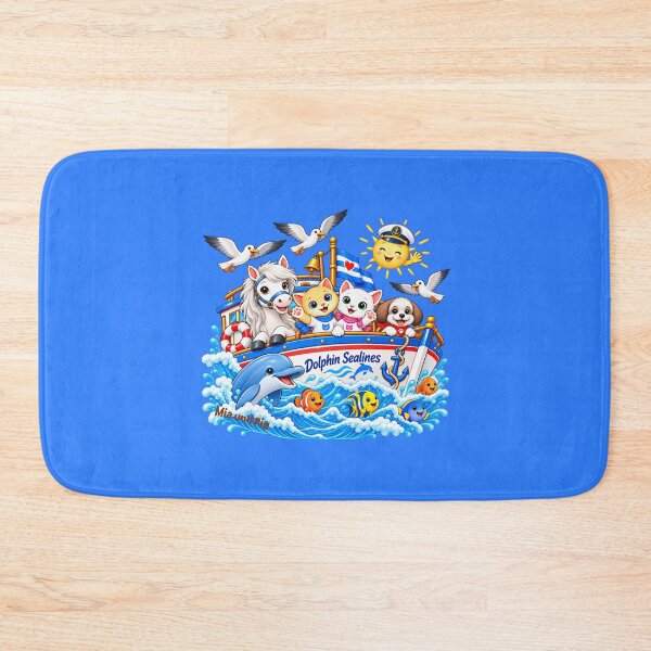 Item preview, BOAT RIDE - From the book series "Mia and Pia - Coloring Fun Meets Cat Knowledge - Adventures to Color, Learn and Marvel At". designed and sold by WasserSonneWind.