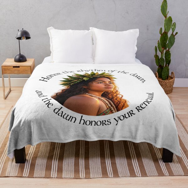 Item preview, Polynesian Renewal Proverb - Honor the rhythm of the dawn | Pacific Art designed and sold by ShakaLife.org.