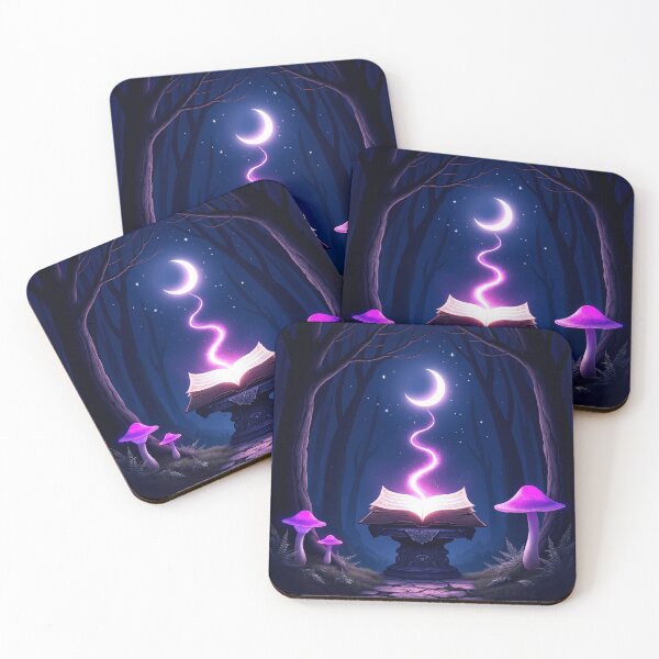 Item preview, Spellbook in Enchanted Forest – Witchy Magic Purple RBA-2026-0101-B designed and sold by IdeaSmith.