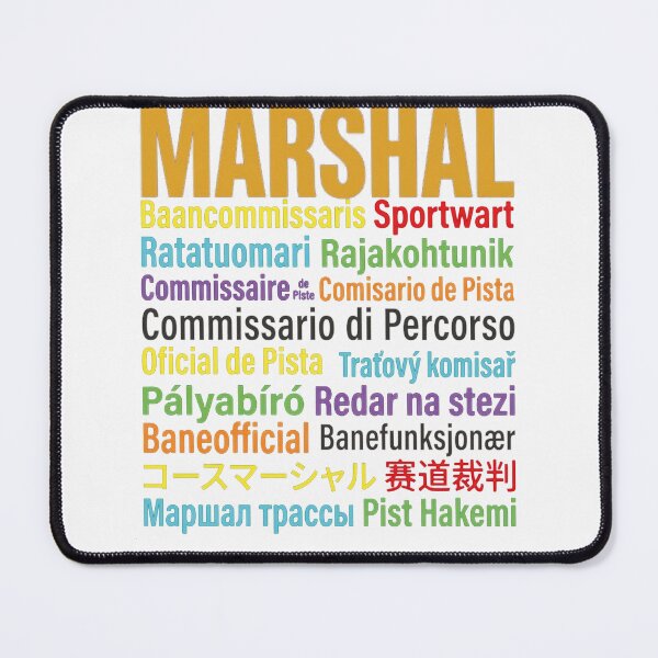 Item preview, Motorsport Track Marshal Word Art Typographic Design designed and sold by AgdBol.