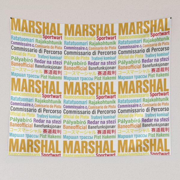 Item preview, Motorsport Track Marshal Word Art Typographic Design designed and sold by AgdBol.