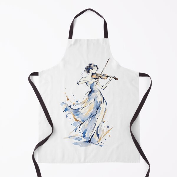 Item preview, Elegant Violinist in Motion – Graceful Music designed and sold by ZYVARENNE.
