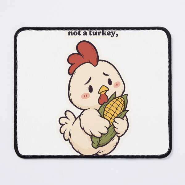 Item preview, Nervous Chicken Not a Turkey Funny Thanksgiving designed and sold by OuqCreations.
