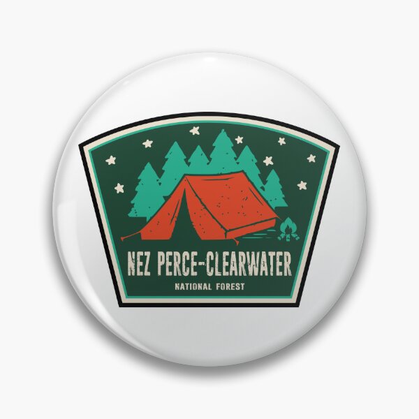 Aperçu de l'œuvre Camping dans la forêt nationale de Clearwater, près de Nez Perce créée et vendue par Esskay Designs.