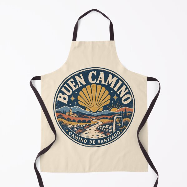 Item preview, Buen Camino Vintage Camino de Santiago Hiking Badge designed and sold by Studio Pico.