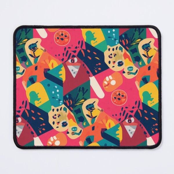 Item preview, Bold Colourful Geometric Abstract Pattern designed and sold by My Gluten Free Life UK.