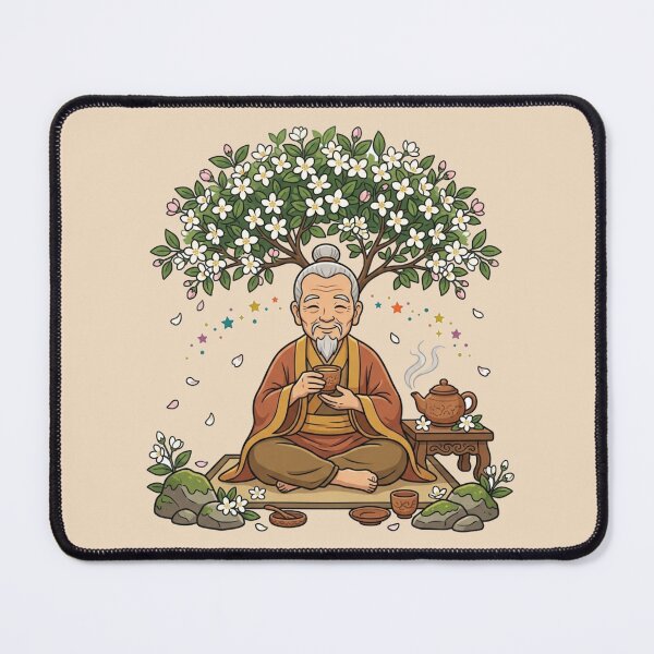 Item preview, Cozy Avatar Wise Tea Master Jasmine Tree designed and sold by Fine-Arts-Lab.
