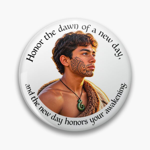 Item preview,  Polynesian Renewal Proverb - Honor the dawn of a new day | Pacific Art designed and sold by ShakaLife.org.