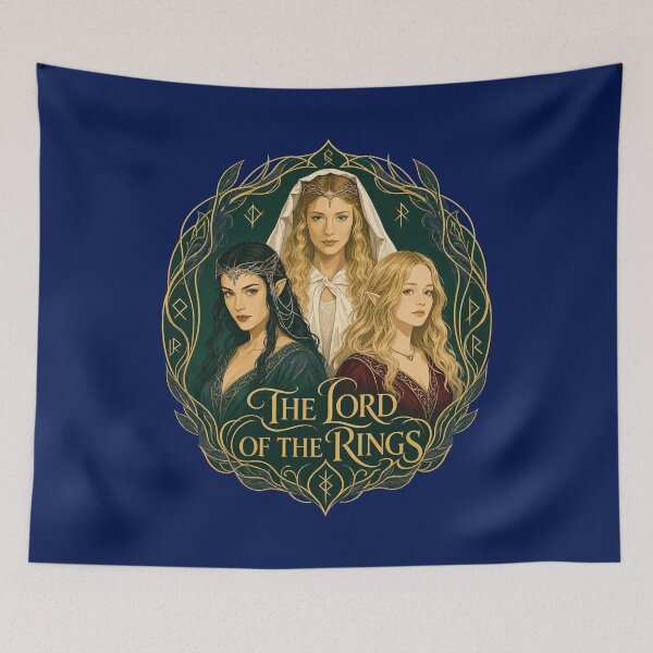 Item preview, Enchanted Elven Queens Royal Fantasy Portrait Art Nouveau designed and sold by pacekyle.