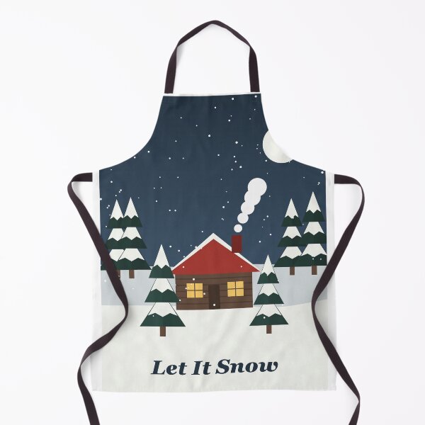 Item preview, Let It Snow Winter Cabin at Night designed and sold by ChromaLens.