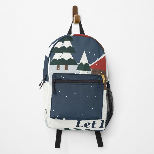 Item preview, Let It Snow Winter Cabin at Night designed and sold by ChromaLens.