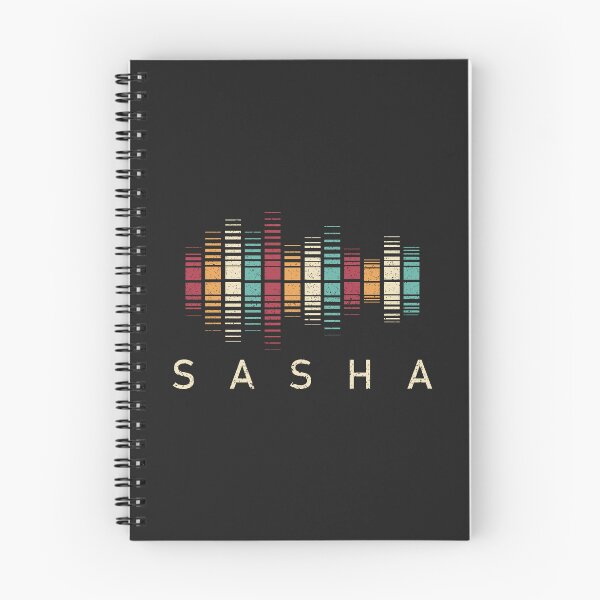 Artikelvorschau, Sasha Retro Soundwave Electronic Music Equalizer T-Shirt entworfen und verkauft von THE MODA STEREO.