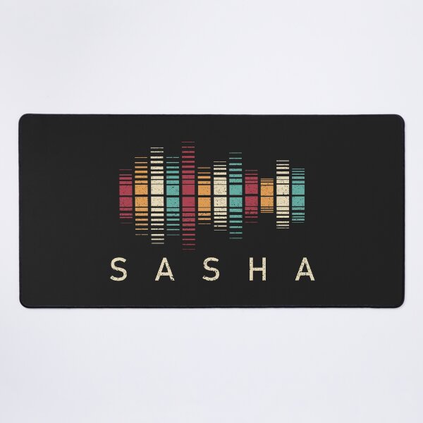 Item preview, Sasha Retro Soundwave Electronic Music Equalizer T-Shirt designed and sold by THE MODA STEREO.