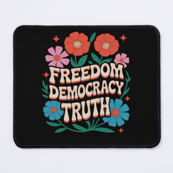 Item preview, Freedom Democracy Truth Flowers 70s 4th Of July  designed and sold by ghanagjkiyf.