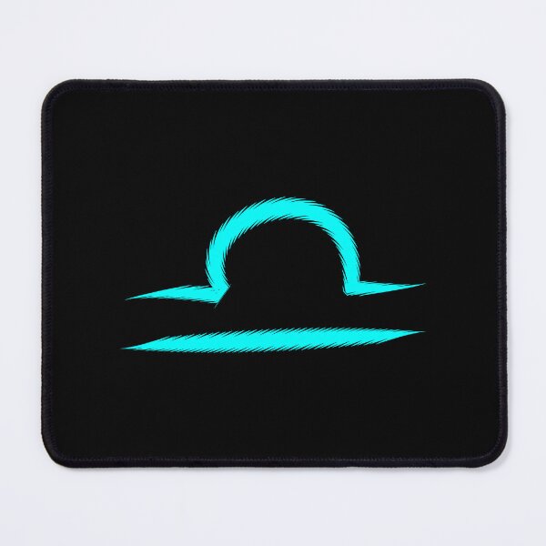 Item preview, Cyan Libra Scales Zodiac Symbol Design designed and sold by pattern-archive.