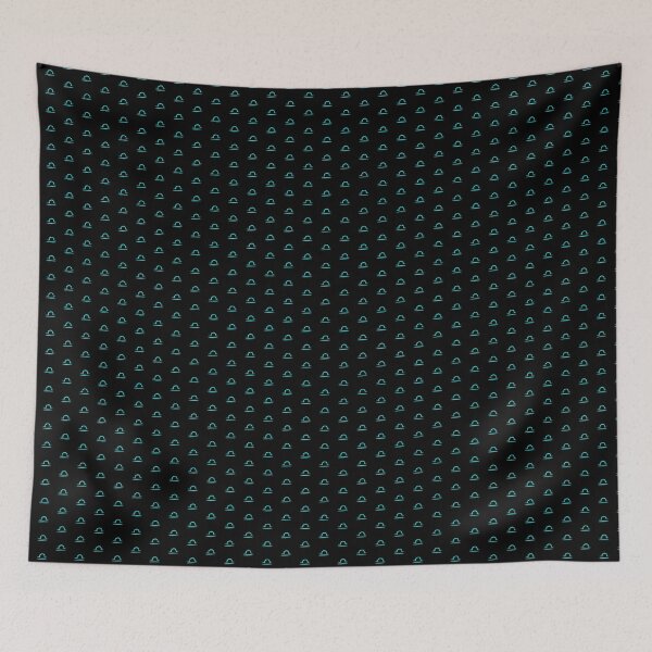 Item preview, Cyan Libra Scales Zodiac Symbol Design designed and sold by pattern-archive.