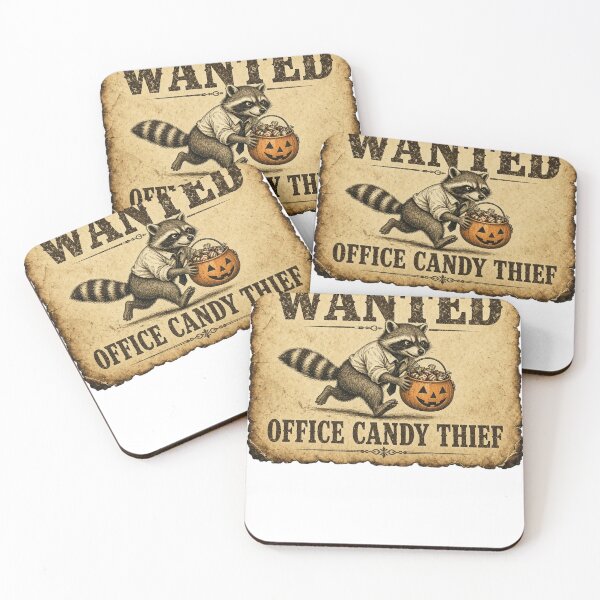 Item preview, Wanted Office Candy Thief Office Halloween Coworker designed and sold by HappyVibration.