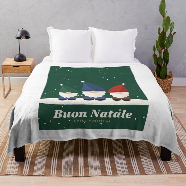 Artikelvorschau, Buon Natale Drei Weihnachtszwerge entworfen und verkauft von ChromaLens.