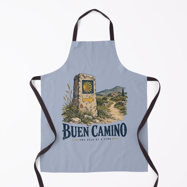 Item preview, Buen Camino Camino de Santiago Vintage Waymarker Hiking Design designed and sold by Studio Pico.