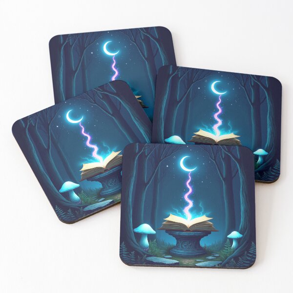 Item preview, Spellbook in Enchanted Forest – Witchy Magic Blue RBA-2026-0151-B designed and sold by IdeaSmith.